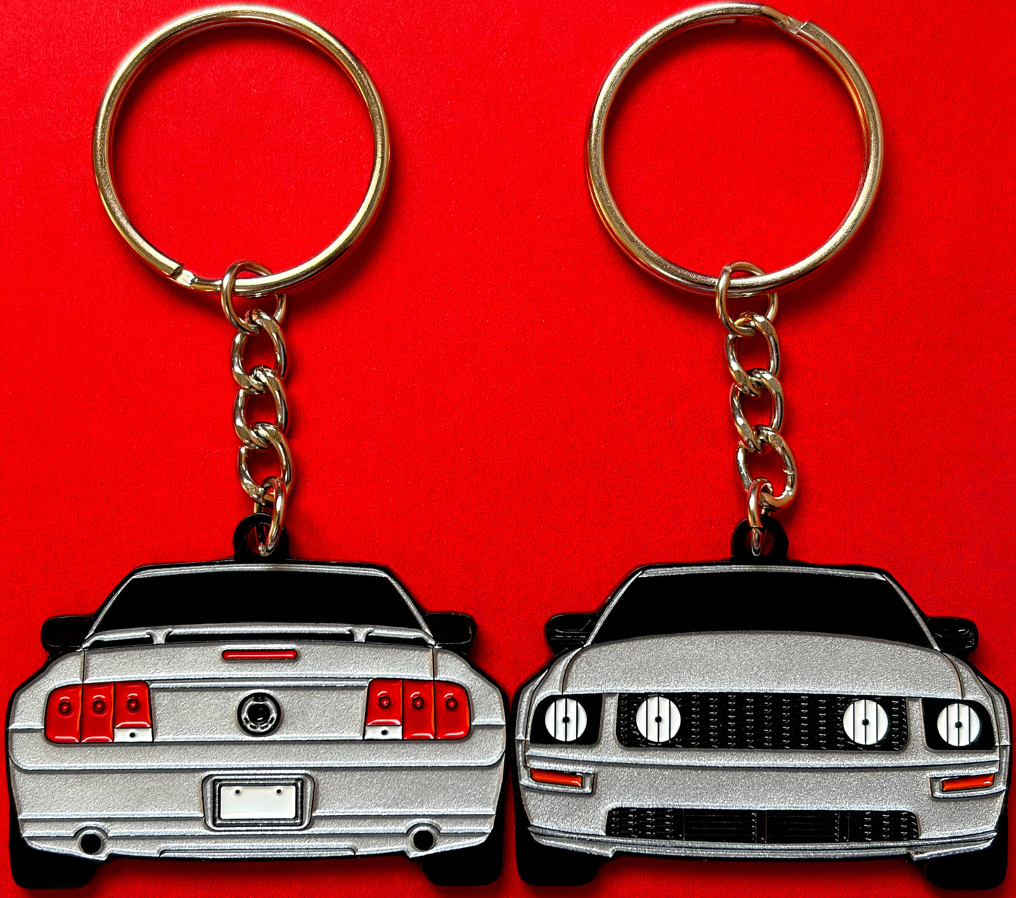 S197 Mustang 2-Sided Keychains