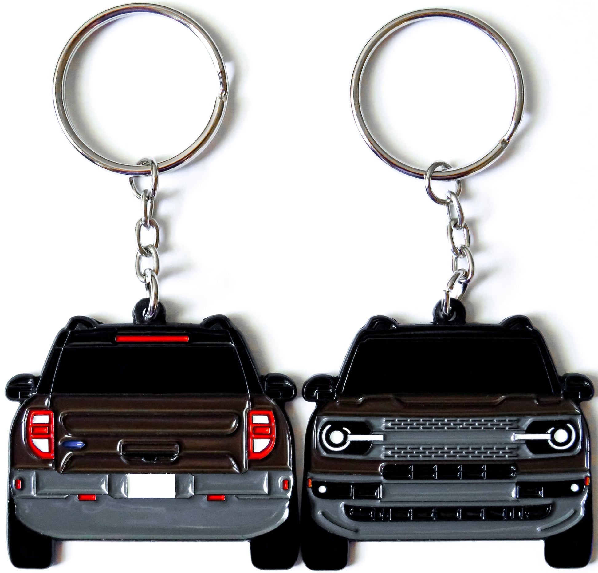 Ford Bronco Sport 2-Sided Keychain, Precision-Crafted Design, Perfect gifts for Bronco Sport Enthusiasts, Adventure Seekers, and Automotive Fans. Elevate Your Keys with Bronco Sport Style and Rugged Appeal, A Must-Have Accessory that fits on a key fob for Ford Bronco Sport Owners. Makes for a great gift for him, her, boyfriend, girlfriend, mom, dad, father, mother, and more. A great key ring for offroading enthusiasts, offroad lovers, 4x4, and overlanding overland