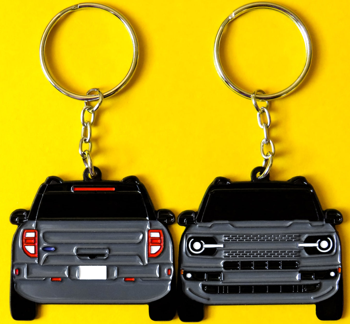 Ford Bronco Sport 2-Sided Keychain, Precision-Crafted Design, Perfect gifts for Bronco Sport Enthusiasts, Adventure Seekers, and Automotive Fans. Elevate Your Keys with Bronco Sport Style and Rugged Appeal, A Must-Have Accessory that fits on a key fob for Ford Bronco Sport Owners. Makes for a great gift for him, her, boyfriend, girlfriend, mom, dad, father, mother, and more. A great key ring for offroading enthusiasts, offroad lovers, 4x4, and overlanding overland