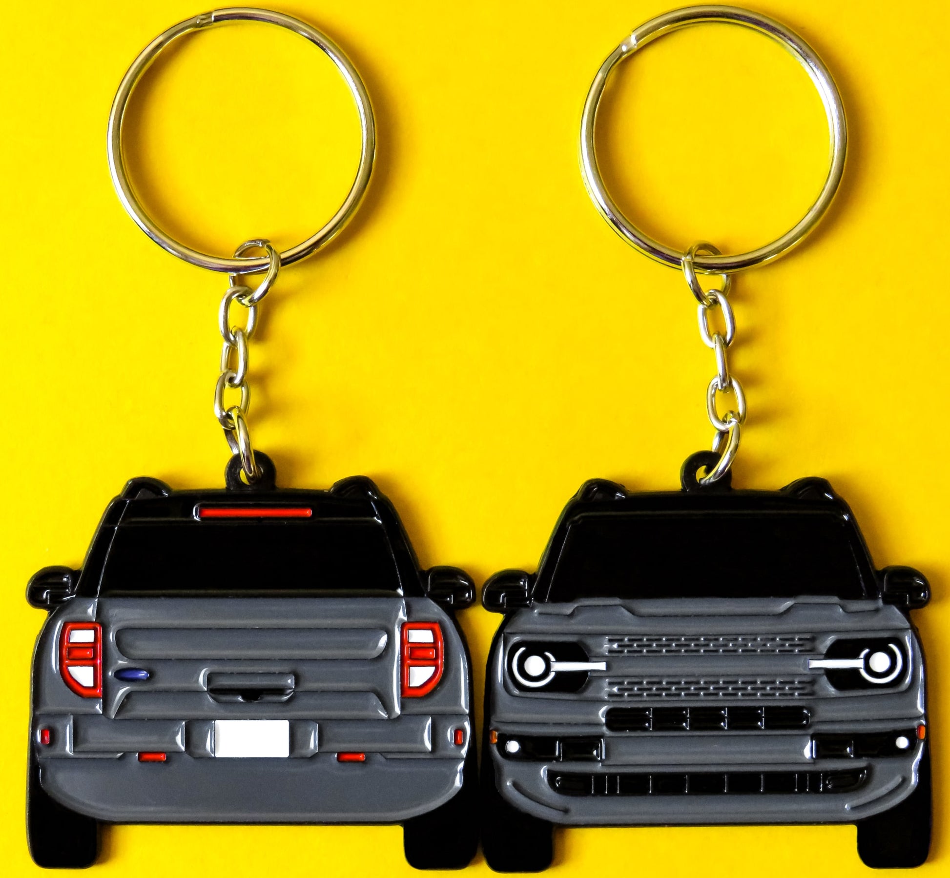 Ford Bronco Sport 2-Sided Keychain, Precision-Crafted Design, Perfect gifts for Bronco Sport Enthusiasts, Adventure Seekers, and Automotive Fans. Elevate Your Keys with Bronco Sport Style and Rugged Appeal, A Must-Have Accessory that fits on a key fob for Ford Bronco Sport Owners. Makes for a great gift for him, her, boyfriend, girlfriend, mom, dad, father, mother, and more. A great key ring for offroading enthusiasts, offroad lovers, 4x4, and overlanding overland