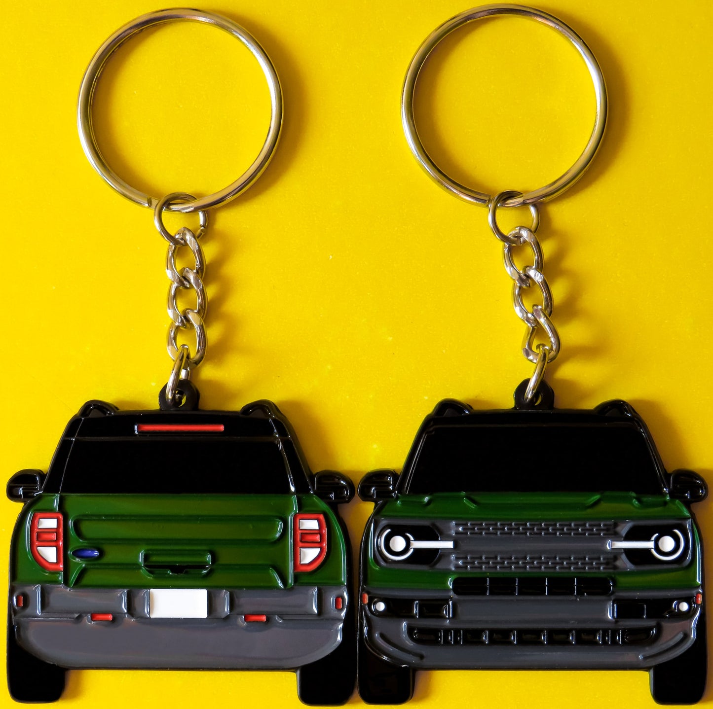 Ford Bronco Sport 2-Sided Keychain, Precision-Crafted Design, Perfect gifts for Bronco Sport Enthusiasts, Adventure Seekers, and Automotive Fans. Elevate Your Keys with Bronco Sport Style and Rugged Appeal, A Must-Have Accessory that fits on a key fob for Ford Bronco Sport Owners. Makes for a great gift for him, her, boyfriend, girlfriend, mom, dad, father, mother, and more. A great key ring for offroading enthusiasts, offroad lovers, 4x4, and overlanding overland