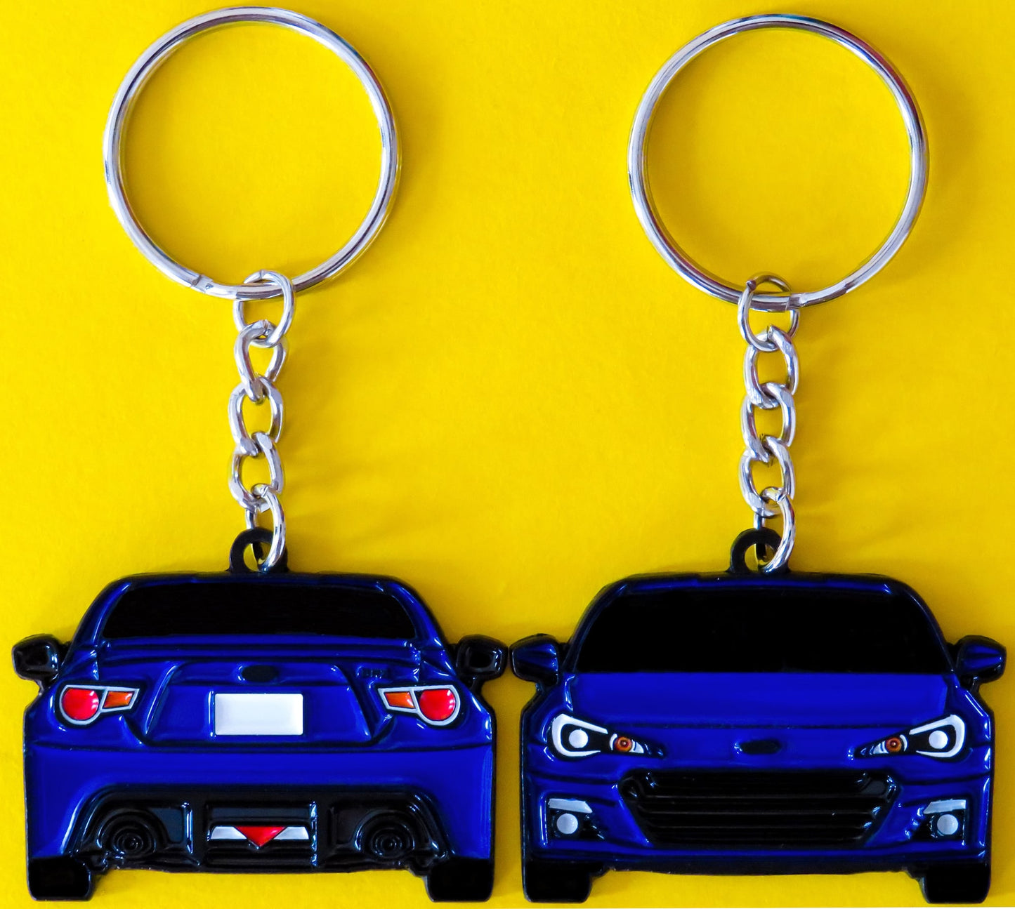 JDM Subaru BRZ 2-Sided Keychain For a lanyard or jet tag, Precision-Crafted Design, Perfect for BRZ Enthusiasts, Sports Car Fans, and Automotive Aficionados. Elevate Your Keys and fob cover with BRZ Style and Performance, An Essential Accessory for BRZ Scion FRS and GT86 Owners. Makes for a great gift or accessory for him, her, dad, mom, father, mother, boyfriend, and girlfriend.