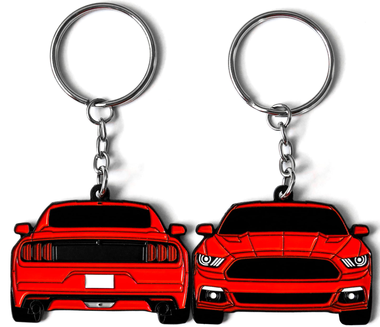 Keychain that fits on a key fob cover for Ford Mustang Red sixth generation S550 Stang lanyard for car guys and enthusiasts, girlfriend, boyfriend, father, dad, mother, mom, him, her, and more. Apparel and parts 2015 2016 2017 2018 2019 2020 2021 2022 Eco boost turbo cyclone 5.0 2.3