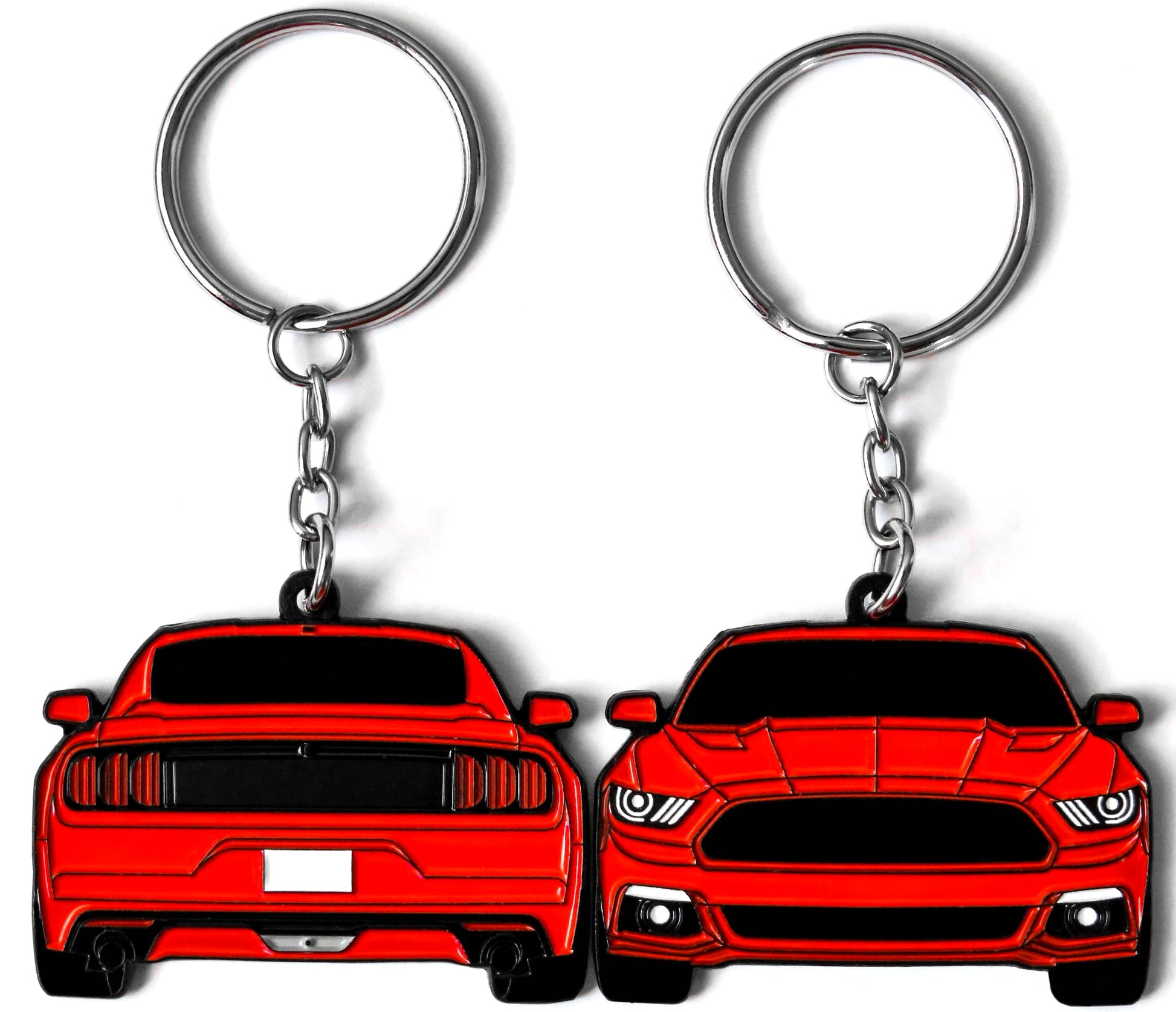 Keychain that fits on a key fob cover for Ford Mustang Red sixth generation S550 Stang lanyard for car guys and enthusiasts, girlfriend, boyfriend, father, dad, mother, mom, him, her, and more. Apparel and parts 2015 2016 2017 2018 2019 2020 2021 2022 Eco boost turbo cyclone 5.0 2.3