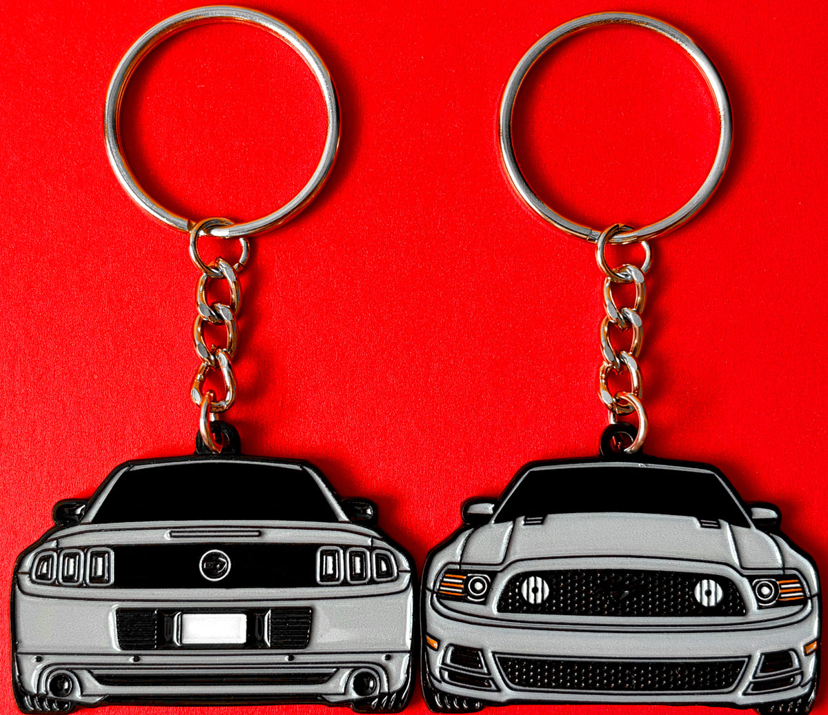 Ford Mustang S197 Keychain 2-Sided 2010-2014