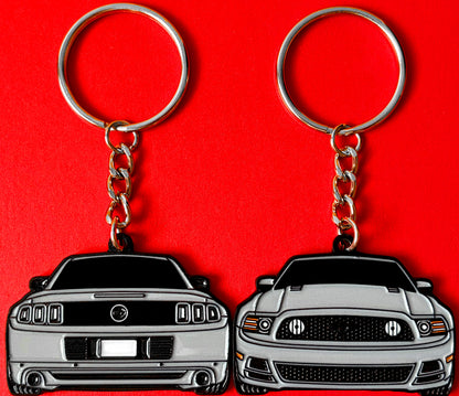 Ford Mustang S197 Keychain 2-Sided 2010-2014