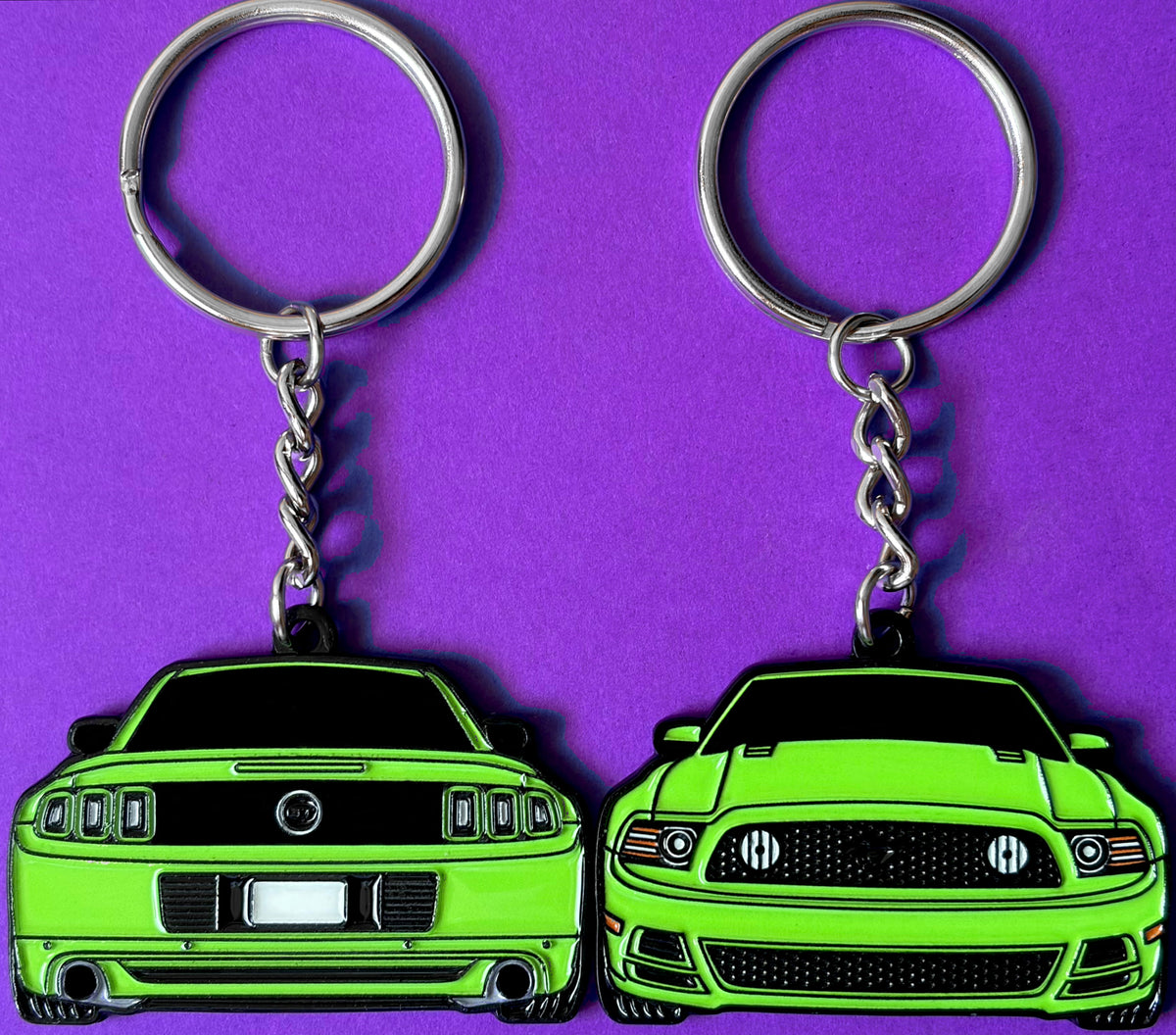 Ford Mustang S197 Keychain 2-Sided 2010-2014