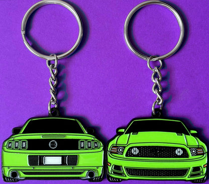 Ford Mustang S197 Keychain 2-Sided 2010-2014