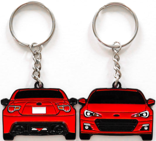 JDM Subaru BRZ 2-Sided Keychain For a lanyard or jet tag, Precision-Crafted Design, Perfect for BRZ Enthusiasts, Sports Car Fans, and Automotive Aficionados. Elevate Your Keys and fob cover with BRZ Style and Performance, An Essential Accessory for BRZ Scion FRS and GT86 Owners. Makes for a great gift or accessory for him, her, dad, mom, father, mother, boyfriend, and girlfriend.