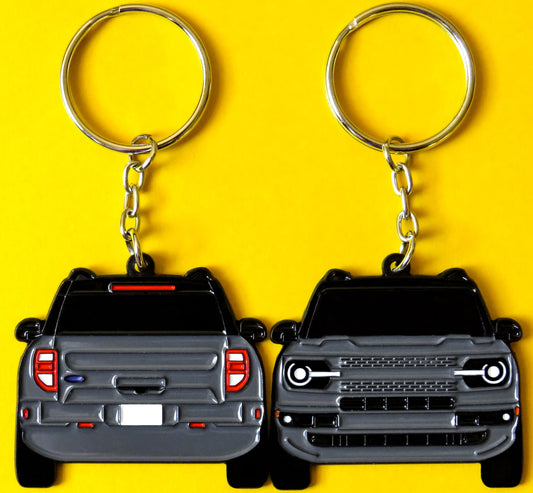 Ford Bronco Sport 2-Sided Keychain, Precision-Crafted Design, Perfect for Bronco Sport Enthusiasts, Adventure Seekers, and Automotive Fans. Elevate Your Keys with Bronco Sport Style and Rugged Appeal, A Must-Have Accessory that fits on a key fob for Ford Bronco Sport Owners. Makes for a great gift for him, her, boyfriend, girlfriend, mom, dad, father, mother, and more. A great key ring for offroading enthusiasts, offroad lovers, 4x4, and overlanding overland