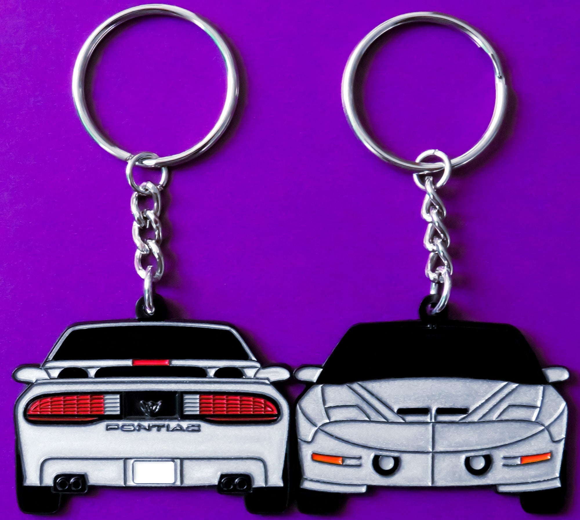 LT1 Pontiac Trans Am Firebird 2 Sided Keychains Injected Designs lt1-pontiac-trans-am-firebird-2-sided-keychains-injected-designs