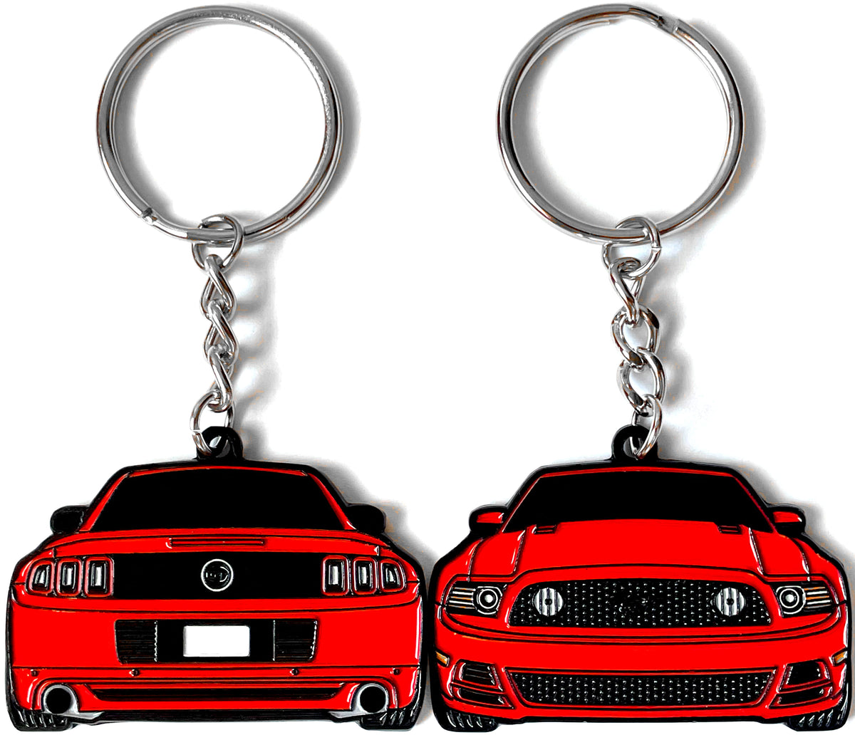Ford Mustang S197 Keychain 2-Sided 2010-2014