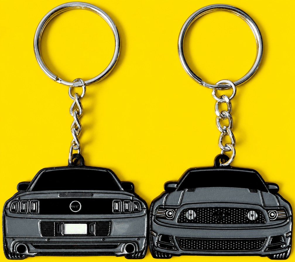 Ford Mustang S197 Keychain 2-Sided 2010-2014