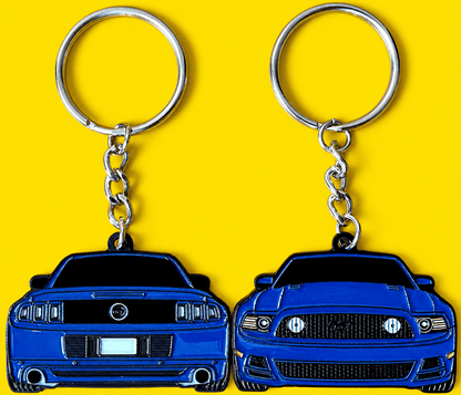 Ford Mustang S197 Keychain 2-Sided 2010-2014