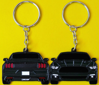Keychain that fits on a key fob cover for Ford Mustang Guard Green sixth generation S550 Stang lanyard for car guys and enthusiasts, girlfriend, boyfriend, father, dad, mother, mom, him, her, and more. Apparel and parts 2015 2016 2017 2018 2019 2020 2021 2022 Ecoboost turbo cyclone 5.0 2.3