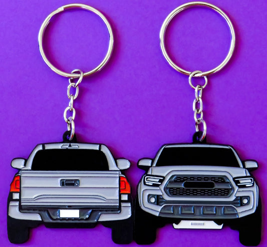 Toyota TRD PRO key fob cover 4X4 Tacoma 2-Sided Keychain and lanyard jet tag, Precision-Crafted Design, Ideal for Tacoma Enthusiasts, Gearheads, and Automotive Lovers. Elevate Your Keys with Tacoma Style and Durability, A Must-Have Pickup Truck Accessory and gift for guys, girls, boyfriend, girlfriend, him, her, father, mother, mom, dad. Great for offroading offroad and overland enthusiasts